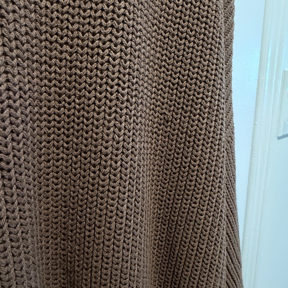 NWT By Anthropologie 2X Plus Long-Sleeve Belted Cardigan Rhyme Sweater Dress - Picture 9 of 11